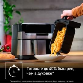 Аэрогриль Tefal Dual Easy Fry&Gril EY-905D10 фото