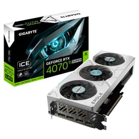 Gigabyte RTX 4070 Ti SUPER EAGLE OC ICE 16GB 256bit/G6X (HDMI+3DP)(GV-N407TSEAGLEOC ICE-16GD) бейнекартасы фото