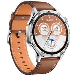 Смарт-часы Huawei Watch GT 5 (46mm) Brown Composite Leather Strap фото