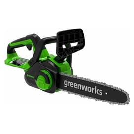 Цепная пила аккумуляторная Greenworks G24CS25K4 24V 25см c АКБ 4Ач и ЗУ (2007707UB) фото