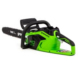 Цепная пила аккумуляторная Greenworks 40V 40 см 1.8 КВт без АКБ и ЗУ (2005807) фото