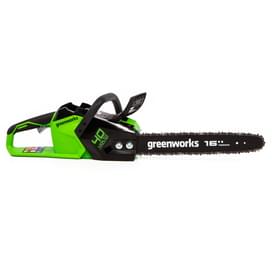 Цепная пила аккумуляторная Greenworks 40V 40 см 1.8 КВт без АКБ и ЗУ (2005807) фото