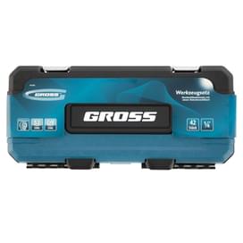 Набор инструментов Gross 42 предмета CrV, 120 зубьев, 1/4" (14146M) фото