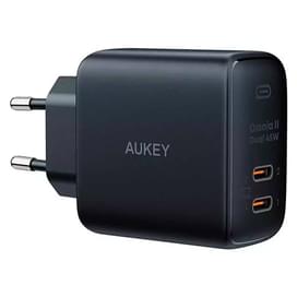 Адаптер питания Aukey Omnia II 45W PA-B4T USB 2*Type-C (PA-B4T) фото