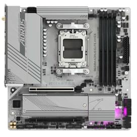 Материнская плата Gigabyte B650M AORUS ELITE AX ICE AM5 4DDR5 PCI-E 2x16 1x1 (HDMI+1DP) mATX фото