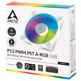 Кулер для кейса ARCTIC P12 PWM PST A-RGB White [ACFAN00254A] фото