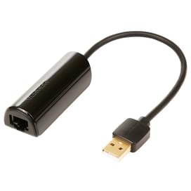 Адаптер USB Ethernet Vention CEGBB (USB 2.0/RJ-45 LAN, 100Мб/С, Black) фото