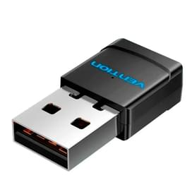 Сетевой Wi-Fi адаптер USB Vention KDSB0 (802.11 b/g/n, 5ГГц, 2.4ГГц,  433Мб/С, Black) фото