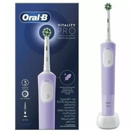 Зубная щетка Oral-B Vitality Pro D103.423.3H Lilac Mist + Дополнительная насадка тип 3708 фото