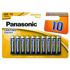 Батарейка Panasonic AA 10шт Alkaline Power (LR6REB/10BW/LR6APB/10) фото