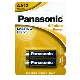 Батарейка Panasonic AA 2шт Alkaline Power (LR6REB/2BPR / LR6APB/2BP) фото