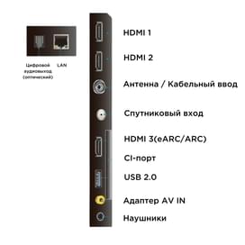 Телевизор TCL 43" 43V6B LED  UHD 4K Google TV фото