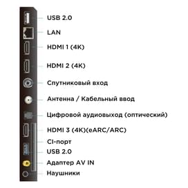 Телевизор TCL 75"75V6B LED UHD 4K Google TV фото