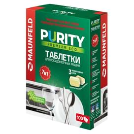 Таблетки для посудомоечных машин Maunfeld Purity Premium ECO all in 1 100шт (MDT100PE) фото