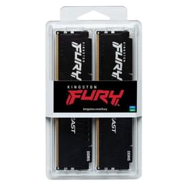 DDR5 DIMM 32GB(16x2)/5200MHz Kingston FURY Beast Black [KF552C40BBK2-32] жедел жадысы фото