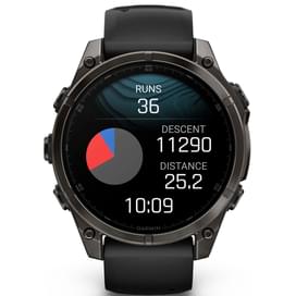 Смарт-часы Garmin Fenix 8 47mm сапфир темный силикон 010-02904-21 фото