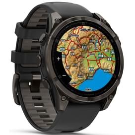 Смарт-часы Garmin Fenix 8 47mm сапфир темный силикон 010-02904-21 фото