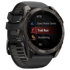 Смарт-часы Garmin Fenix 8 51mm сапфир темный силикон 010-02905-21 фото