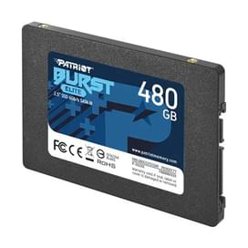 Внутренний SSD 2.5" 7мм 480GB Patriot Burst Elite SATA-III 3D TLC [PBE480GS25SSDR] фото