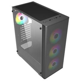 ПК Корпус FSP CMT196 MidTower, window, Black ATX [CMT196 Black] фото