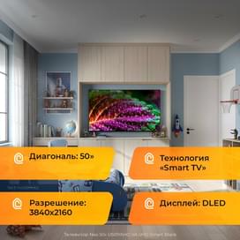 Телевизор Neo 50" U501YAHO VA UHD Smart Black фото