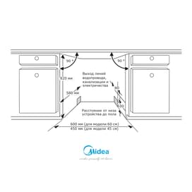 Встраиваемая посудомоечная машина Midea MDWB-6029TQ фото