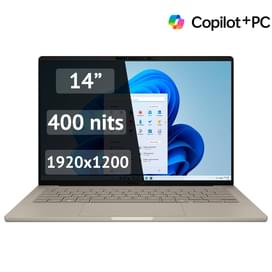 Ультрабук Asus Zenbook A14 Copilot+ PC Snapdragon X126100 / 16GB / SSD512 / 14 / Win11 / (UX3407QA-QD409W) фото