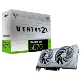 Видеокарта MSI RTX 5070 VENTUS 2X OC WHITE 12GB 192bit/G7 (HDMI+3DP)[G5070-12V2CW] фото