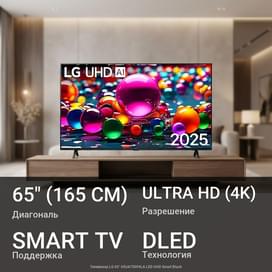 Телевизор LG 65" 65UA75009LA LED UHD Smart Black фото