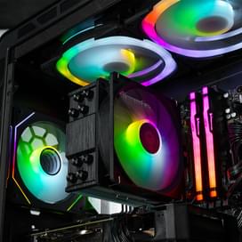 Игровой компьютер TechnoGaming 222(AR5-7500F/RTX 4060 8GB/D5 16GB/SSD 1TB/B650M-A WIFI/UMX6-G BK) Win 11 фото