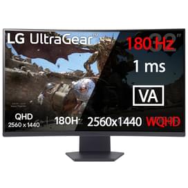 Монитор Игровой 32" LG UltraGear 32GS60QC 2560x1440 16:9 VA 180ГЦ (2HDMI+DP) Black фото