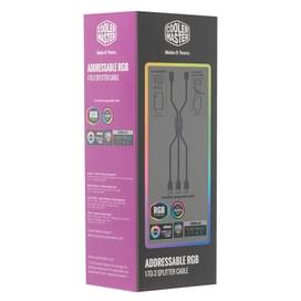 Разветвитель питания вентиляторов CoolerMaster MFX-AWHN-3NNN1-R1 3 pin ARGB 1 на 3, 50 см фото