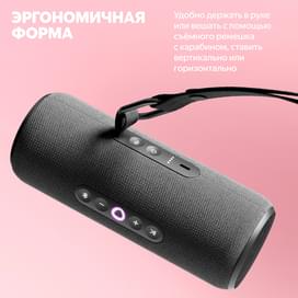 Умная колонка Яндекс Станция Стрит, с Алисой, Черный (YNDX-00030BLK) фото