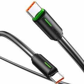 Кабель USB 3.0 - Type-C, USAMS, 1м, Black (SJ734USB01) фото