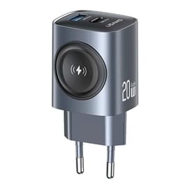 Адаптер питания USAMS USB-C 20W+USB-A with Wireless Charger (CC293TC01) фото