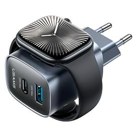 Адаптер питания USAMS USB-C 20W+USB-A with Wireless Charger (CC293TC01) фото