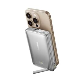Внешний аккумулятор Baseus, Nomos Qi2 10000mAh 45W+вс.каб, Grey (BAS-P1007880084300) фото