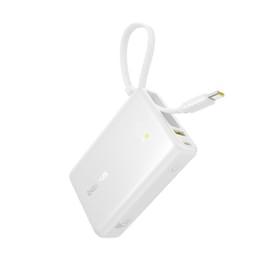 Внешний аккумулятор Baseus, PicoGo 10000mAh 45W, White (BAS-P1007680321300) фото