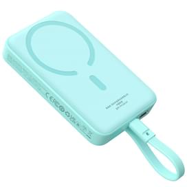 Внешний аккумулятор Baseus, Magnet.Mini USB-C 10000mAh 30W, Peppermint (BAS-P1002210B33300) фото
