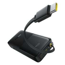Внешний аккумулятор Baseus, Bipow2 DGT 20000mAh 20W+вст.каб, Black (BAS-P1007710111301) фото