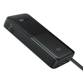 Внешний аккумулятор Baseus, Bipow2 DGT 20000mAh 20W+вст.каб, Black (BAS-P1007710111301) фото