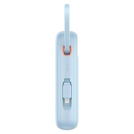 Внешний аккумулятор Baseus, QPow2 DGT 10000mAh+2 вс.каб 30W, Blue (BAS-P1005500831300) фото