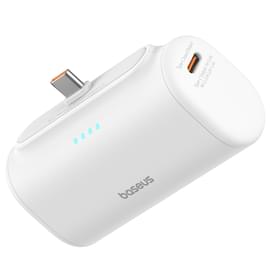 Внешний аккумулятор Baseus, Compact USB-C Edit. 5000mAh 20W, White (BAS-P1006830621300) фото