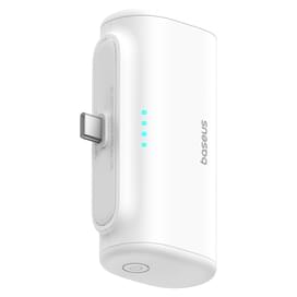 Внешний аккумулятор Baseus, Compact USB-C Edit. 5000mAh 20W, White (BAS-P1006830621300) фото