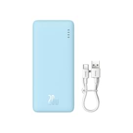 Внешний аккумулятор Baseus, Airpow 20000mAh 20W + каб, Blue (BAS-P1002280431300) фото