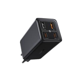 Адаптер питания Baseus, GaN6 USB-C*2+A*2 100W с каб, Black (BAS-P1016270511200) фото