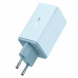 Адаптер питания Baseus, GaN6 Pro USB-2C+2A 65W с каб, Blue (BAS-P1016270131300) фото