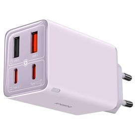 Адаптер питания Baseus, GaN6 Pro USB-2C+2A 65W с каб, Violet (BAS-P1016270153300) фото