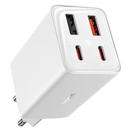 Адаптер питания Baseus, GaN6 Pro USB-2C+2A 65W с каб, White (BAS-P1016270121300) фото