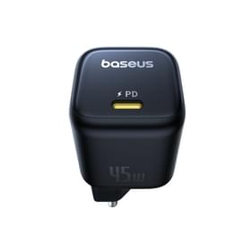 Адаптер питания Baseus, PicoGo GaN USB-C 45W, Black (BAS-P1017680012300) фото